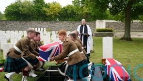 Soldiers laid to rest more than a century since they fell in Battle of Loos