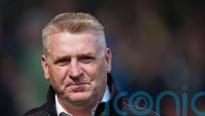 Norwich head coach Dean Smith urges his players to finish their season on a high