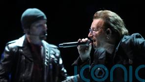 U2’s Bono and the Edge support Ukraine with gig in Kyiv bomb shelter