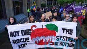 Protesters chant ‘black lives matter’ as Sheku Bayoh inquiry gets under way