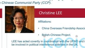 ‘Growing’ threat of foreign state interference in British politics