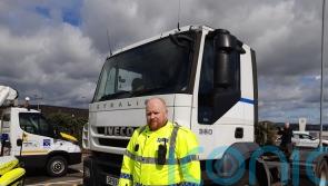 Police Scotland wheels out HGV in bid to catch careless drivers