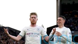 Kevin De Bruyne steals the show as Manchester City move three points clear