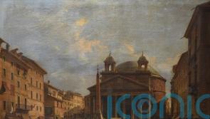 Rare 19th century painting of Rome’s Pantheon discovered in Norfolk family home