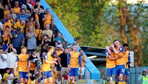 Mansfield claim narrow win over Northampton in first leg of play-off semi-final
