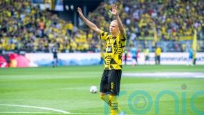 Erling Haaland scores penalty on final appearance for Borussia Dortmund