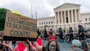 Tens of thousands join US protests in support of abortion rights