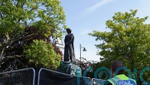 Margaret Thatcher statue egged within hours of being installed in home town