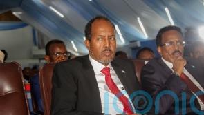 Former Somali president re-elected during vote in airport hangar