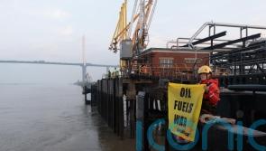 Greenpeace blocks arrival of tanker carrying Russian diesel to UK fuel terminal