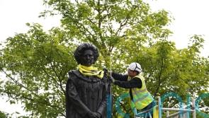 University condemns ‘defacement’ as employee accused of egging Thatcher statue