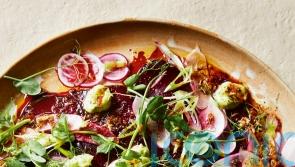 Thomasina Miers’ beetroot ceviche with tarragon and blood orange recipe
