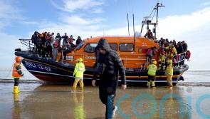 Patel ‘pushing ahead’ with Rwanda migrant plan as 900 cross Channel in four days