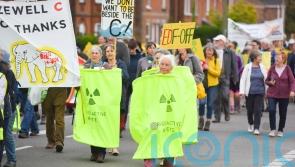 Hundreds march against Sizewell C nuclear power station