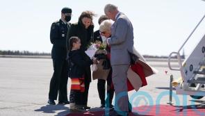 Charles and Camilla ‘feed the fire’ in a ceremony on final day of Canada tour