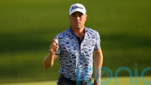 Justin Thomas overcomes testing conditions to set clubhouse target at US PGA