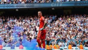 Man City pledge to ban fan after attack on Robin Olsen during pitch invasion