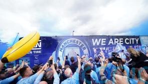 Two men charged after Manchester City title celebrations