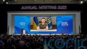 Volodymyr Zelensky calls for more sanctions on Russia during speech in Davos