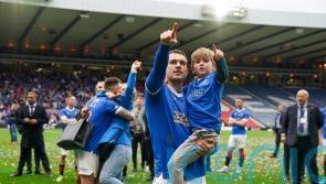 Aaron Ramsey bids farewell to Rangers fans as loan spell ends