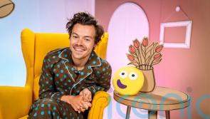 Harry Styles wears spotted pyjamas to read his CBeebies Bedtime Story