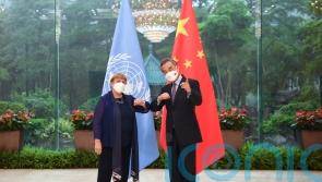 China claims foreign relations ‘sabotage’ as UN rights official visits Xinjiang