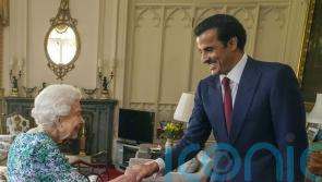 Queen meets Emir of Qatar at Windsor Castle