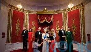 Harry and Meghan reunited with royal family for jubilee at Madame Tussauds