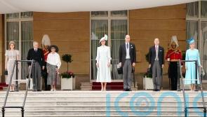 Kate reunited with Holocaust survivor at royal garden party