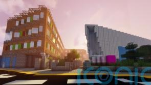 College recreates campus in video game Minecraft for open day