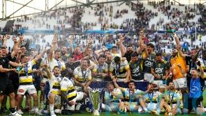 Ronan O’Gara celebrates La Rochelle’s shock last-gasp Champions Cup triumph