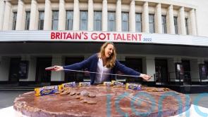 Former Bake Off champion unveils world’s largest Jaffa Cake