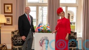 Zara and Mike Tindall support royal portrait in aid of Great Ormond Street