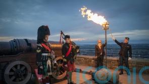 Beacon lit at Edinburgh Castle for Queen’s Platinum Jubilee