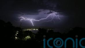 Thunderstorm weather warning for Saturday
