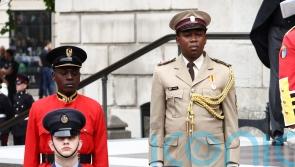Five members of military faint while on duty at National Thanksgiving Service