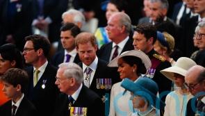 Harry and Meghan back with royals, but relegated at Queen’s Jubilee service