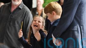 George and Charlotte impress at Jubilee concert rehearsals in Cardiff