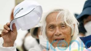 Japanese man, 83, ready for more after solo crossing of Pacific