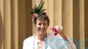 Ex-England rugby captain talks up Red Roses’ chances while collecting MBE