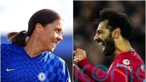 Chelsea’s Sam Kerr and Liverpool’s Mohamed Salah take top honours at PFA awards