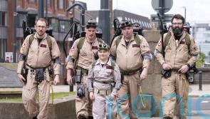 Ghostbusters superfan, 8, with heart condition, enjoys dream day out in Leeds