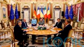 European leaders denounce brutality of Russian invasion during visit to Kyiv