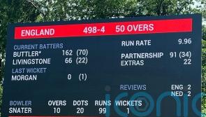 England post new world-record total on way to 232-run win over Netherlands