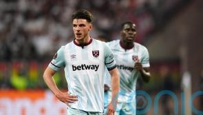 David Moyes and Declan Rice banned by UEFA for Eintracht Frankfurt incidents