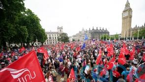 Thousands march to demand help with cost-of-living crisis