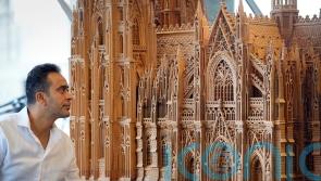‘A dear friend’: Syrian refugee carves model of Cologne Cathedral