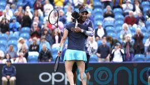Serena Williams makes winning return to the court alongside Ons Jabeur