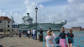 Aircraft carrier HMS Prince of Wales returns to base after Nato exercises