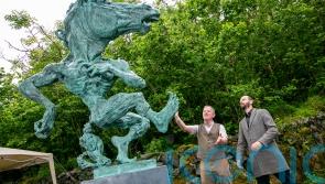 ‘Magnificent’ and divisive Puca statue unveiled in The Burren